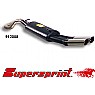 Supersprint Rear Exhaust Twin Oval 95mm x 75mm