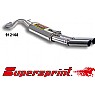 Supersprint Rear Exhaust Twin Oval CLASS 95mm x 80mm - Stainless steel