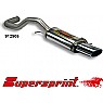 Supersprint Rear Exhaust 145mm x 95mm Stainless steel