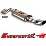 Supersprint Rear Exhaust Stainless steel