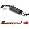 Supersprint Rear Exhaust Oval 145mm x 75mm