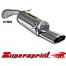 Supersprint Rear Exhaust 145mm x 95mm Stainless steel