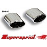 Supersprint End Pipe Kit Left + Right 145mm x 95mm
