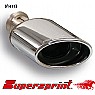 Supersprint Oval End Pipe 145mm x 95mm