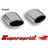 Supersprint End Pipe Kit Left + Right 145mm x 95mm